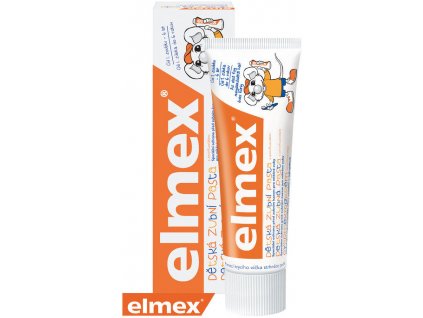 1 elmex zubna pasta detska s aminfluoridmi 0 6 rokov 50ml 1