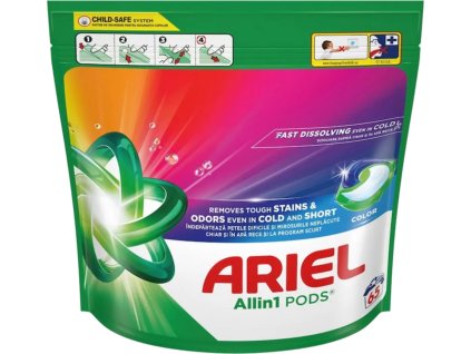 Ariel All in Pods Stain & Odors Color gélové kapsule 65ks