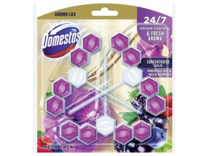domestos gulicky aroma lux hibiscus wild berries 3x55g
