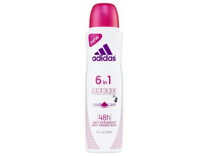 ADIDAS Women Cool & Care 6v1, dámsky antiperspirant v spreji 150ml