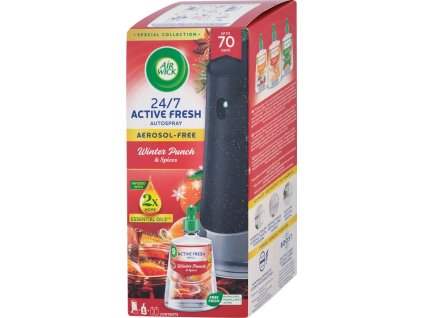 air wick difuzer a napln do osviezovaca vzduchu 24 7 active fresh zimny punc