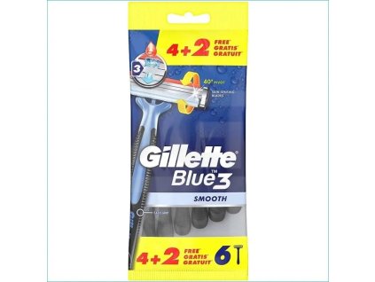 p856 gillette blue 3 smooth 42szt