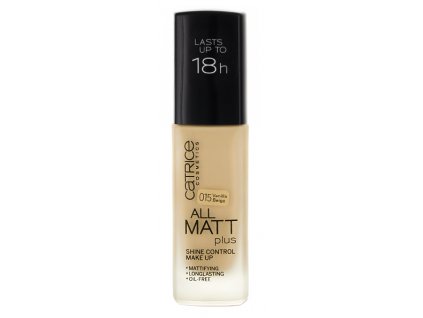 Catrice All Matt Plus Shine Control Make Up Matujacy Podklad 015 Vanilla Beige