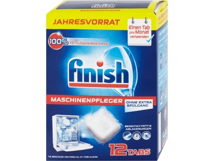FINISH Kapsule na čistenie umývačky 12 ks 2