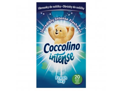 Coccolino Intense Sky Fresh obrúsky do šušičky 20ks