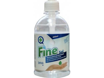 Fine antiseptický prostriedok na ruky bez pumpičky 400 ml dezinfekčné účinky