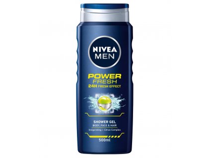 3013 nivea men power refresh sprchovy gel 500ml