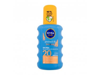 Nivea Sun Protect & Bronze SPF20 sprej na opaľovanie 200ml
