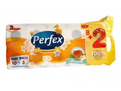 Perfex Peach toaletný papier 8+2 3vrst.