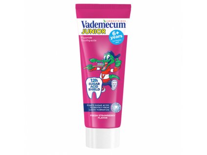 Vademecum Junior Jahoda zubná pasta pre deti 1 6rokov 50ml