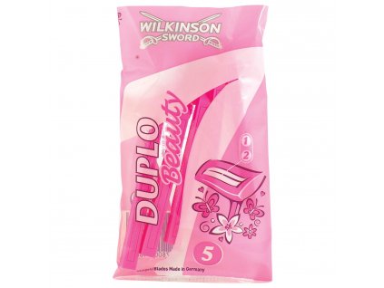 Wilkinson Duplo Beauty 2 jendorázové holiace strojčeky 5ks