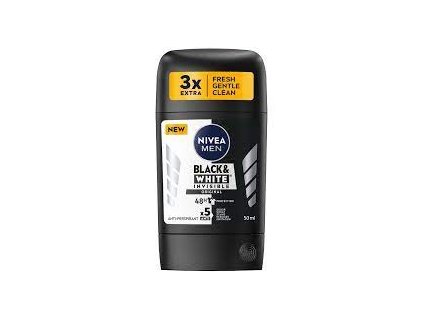 18599 nivea men black white invisible antiperspirant stick pansky 1x40 ml