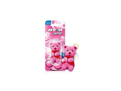 areon smile toy bubble gum ruzovy macko