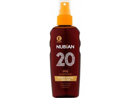 nubian olej na opalovanie of 20