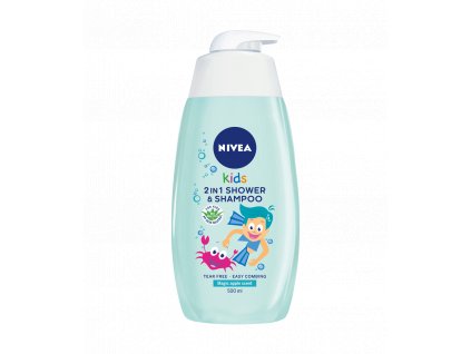 24279 nivea kids 2in1 magic apple sprchovy gel a sampon pre deti 500ml