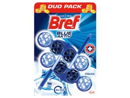 Bref Blue Aktive Chlorine WC Blok 2x50g