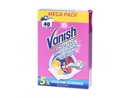 Vanish Color Protect obrúsky do práčky 20ks 40 praní