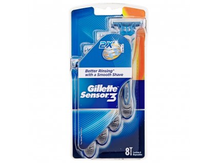Gillette Sensor3 jednorázové žiletky 8ks