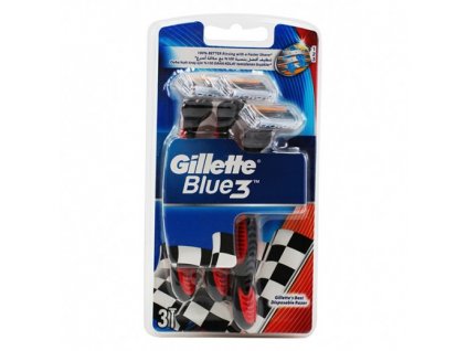 Gillette Blue3 holiaci strojček 3ks