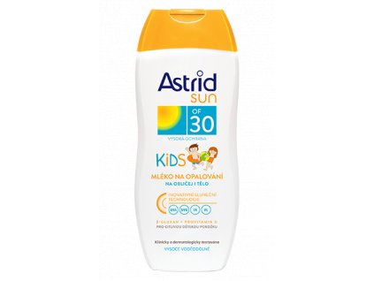 ASTRID SUN Kids mlieko na opaľovanie OF30 200 ml