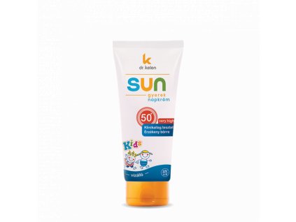 Dr. Kelen Sunsave Kids opaľovacie mlieko SPF50 100ml