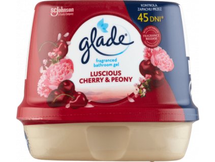 glade furdoszobai zseles illatosito luscious cherry peony