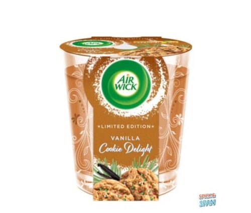 E-shop Air Wick vanilka-cookies delight vonná sviečka 105g