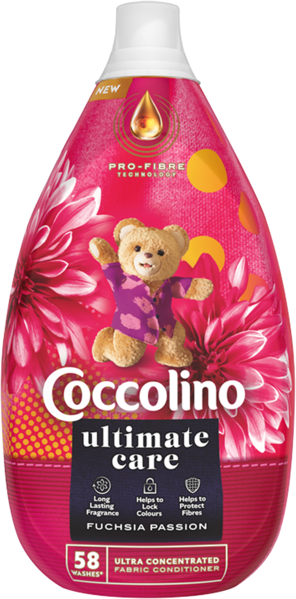 Coccolino Fuchsia passion ultrakoncentrát aviváž 58 praní 870ml