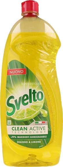 Svelto Vinegar Clean Active Zenzero & Lime čistiaci prostriedok na riad 930 ml