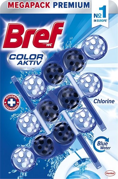 Bref Color Aktiv Chlorine WC Blok 3x50g