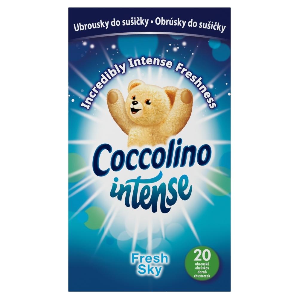 E-shop Coccolino Intense Sky Fresh obrúsky do šušičky 20ks