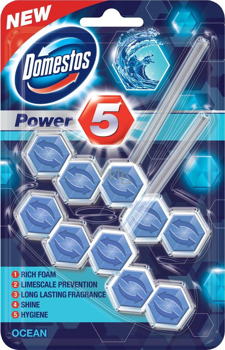 Domestos Power 5 Ocean 2x55g