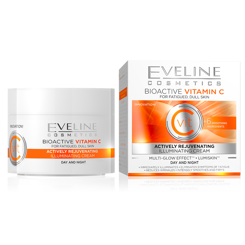 E-shop Eveline Cosmetics EVELINE BIOACTIVE VITAMÍN C rozžiarujúci krém s vitamínom C 50ml