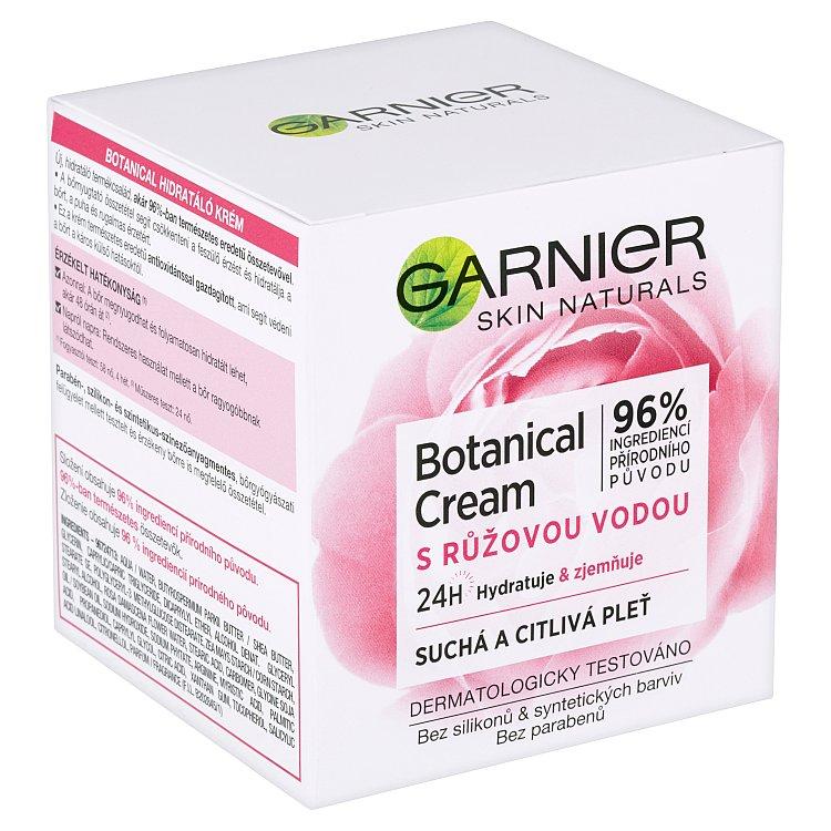 E-shop Garnier Skin Naturals Botanical hydratačný krém s ružovou vodou 50 ml