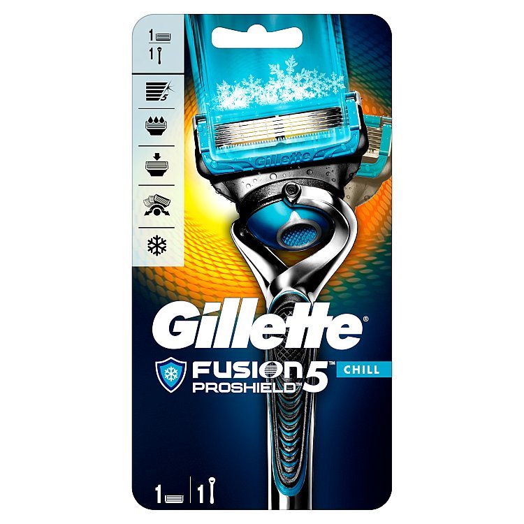 E-shop Gillette Fusion5 ProShield Chill holiaci strojček + 1 náhrady