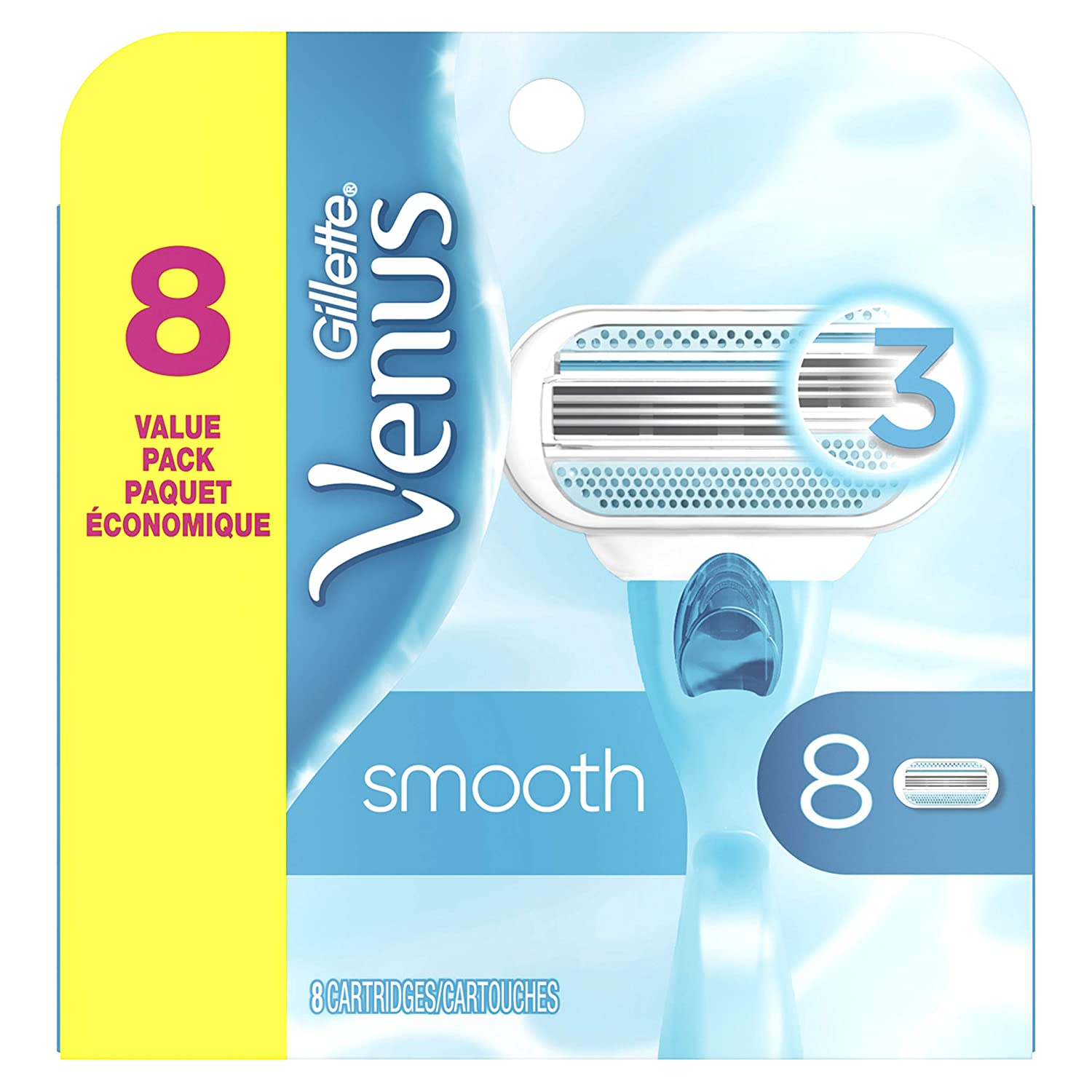 E-shop Gillette Venus Smooth náhradné čepielky 8ks