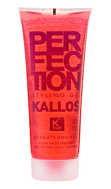 E-shop Kallos Perfection Styling gél na vlasy ultra- červený 250ml
