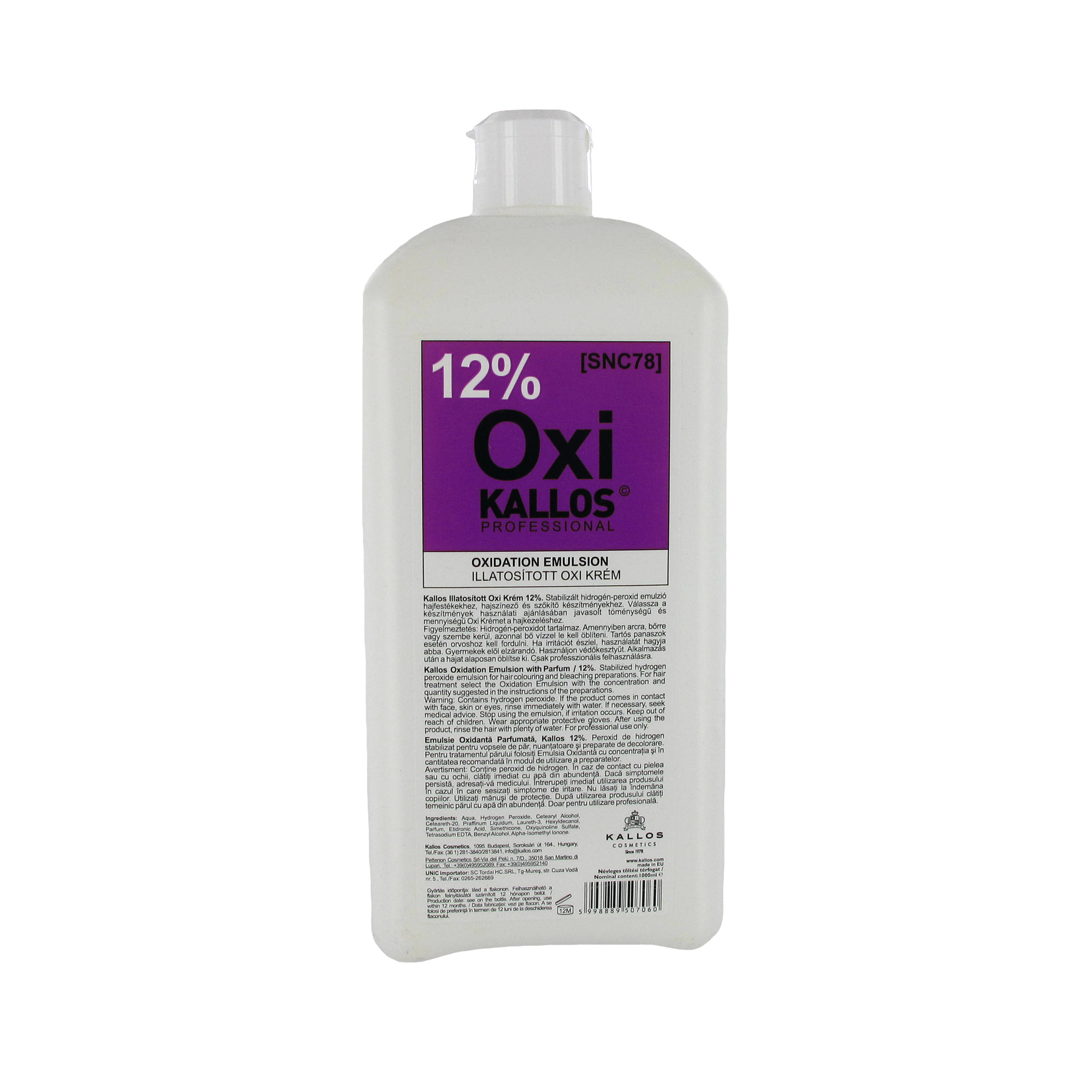 Kallos krémový peroxid (OXI-s vôňou) - 12% - 1000 ml