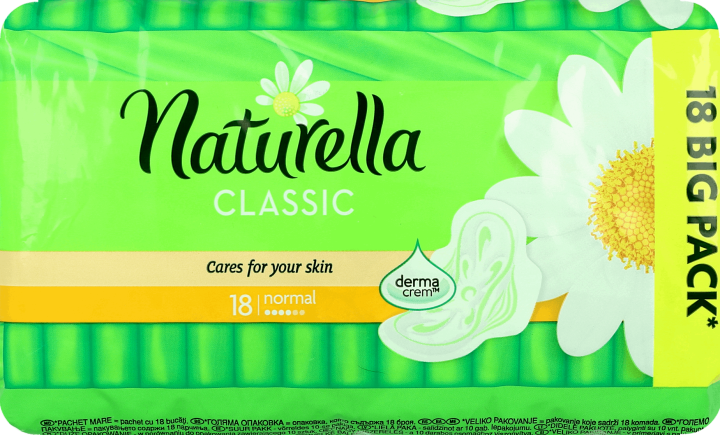E-shop Naturella Classic Normal hygienické vložky 18ks