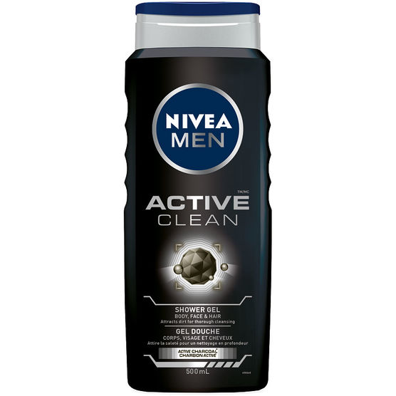 Nivea Men Active Clean sprchový gél 500ml