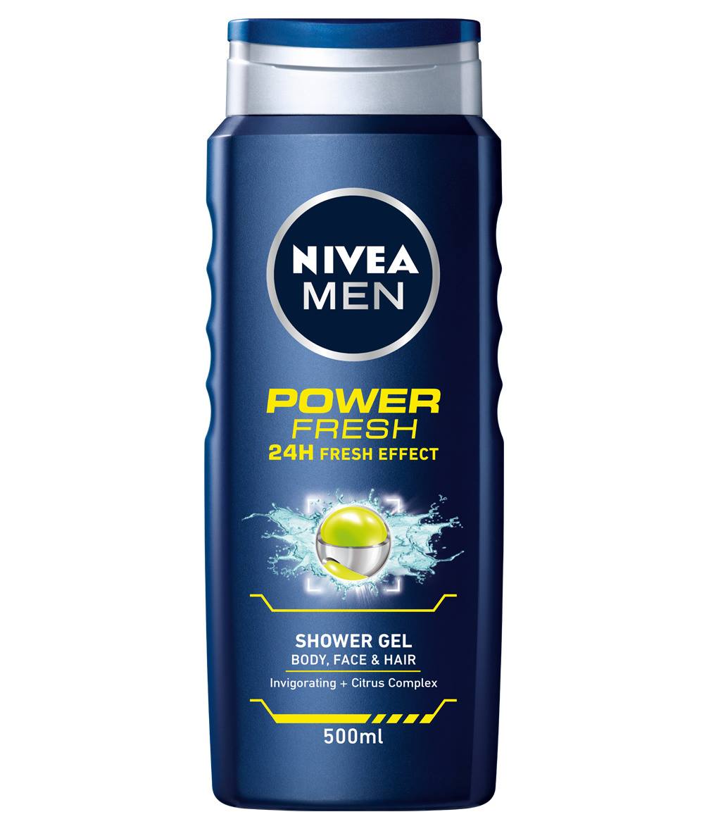 Nivea Men Power & Refresh sprchový gél 500ml