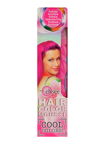 Wats Elysée Color Mousse, farebné penové tužidlo, farba fuchsia 75 ml