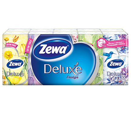 E-shop Zewa Deluxe Design papierové hygienické vreckovky 10 x 10 ks