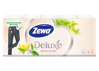 E-shop Zewa Deluxe Spirit of Tea papierové hygienické vreckovky 10 x 10 ks