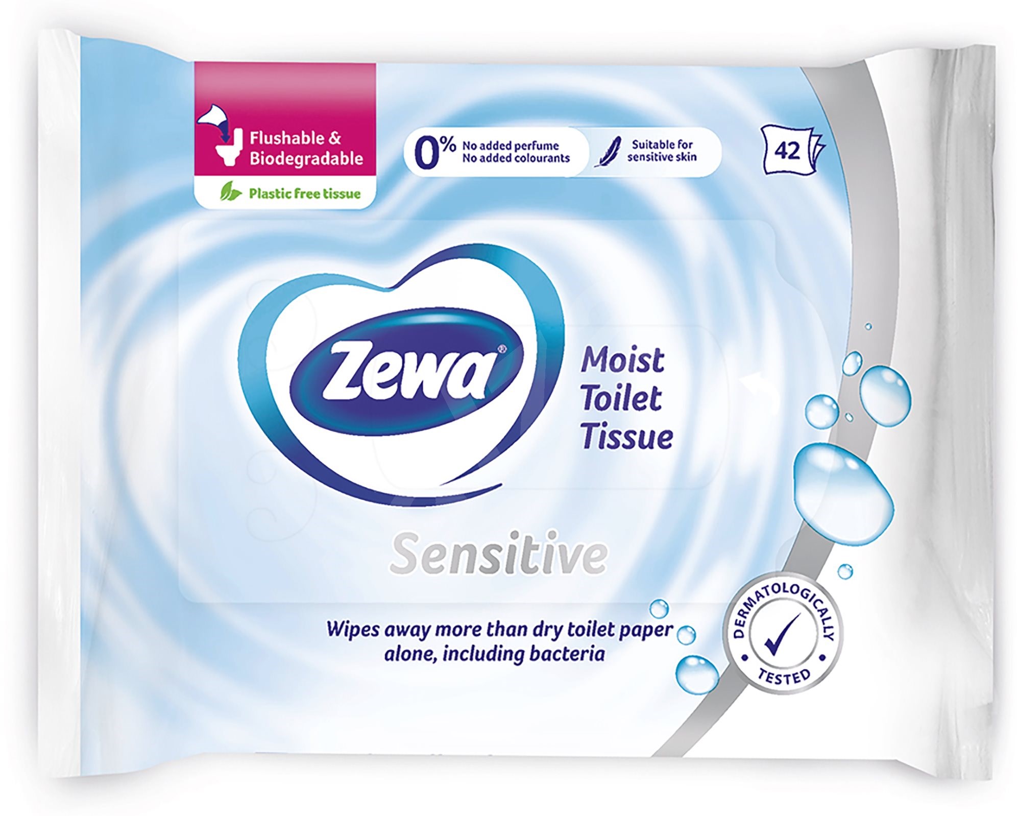 E-shop Zewa Sensitive vlhčený toaletný papier 42ks
