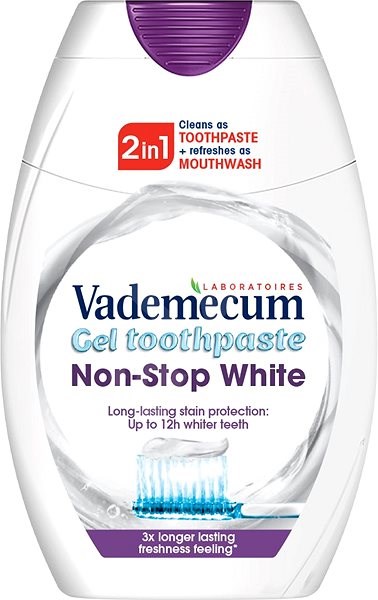 E-shop Vademecum 2v1 Non-Stop White zubná pasta 75 ml