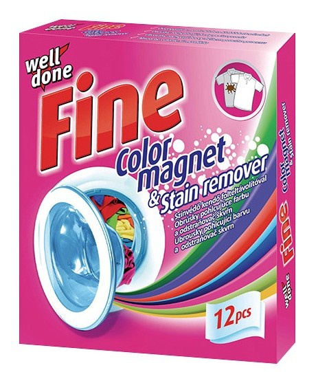 Well Done Fine Color Magnet & Stain Remover obrúsky pohlcujúce farbu 12ks