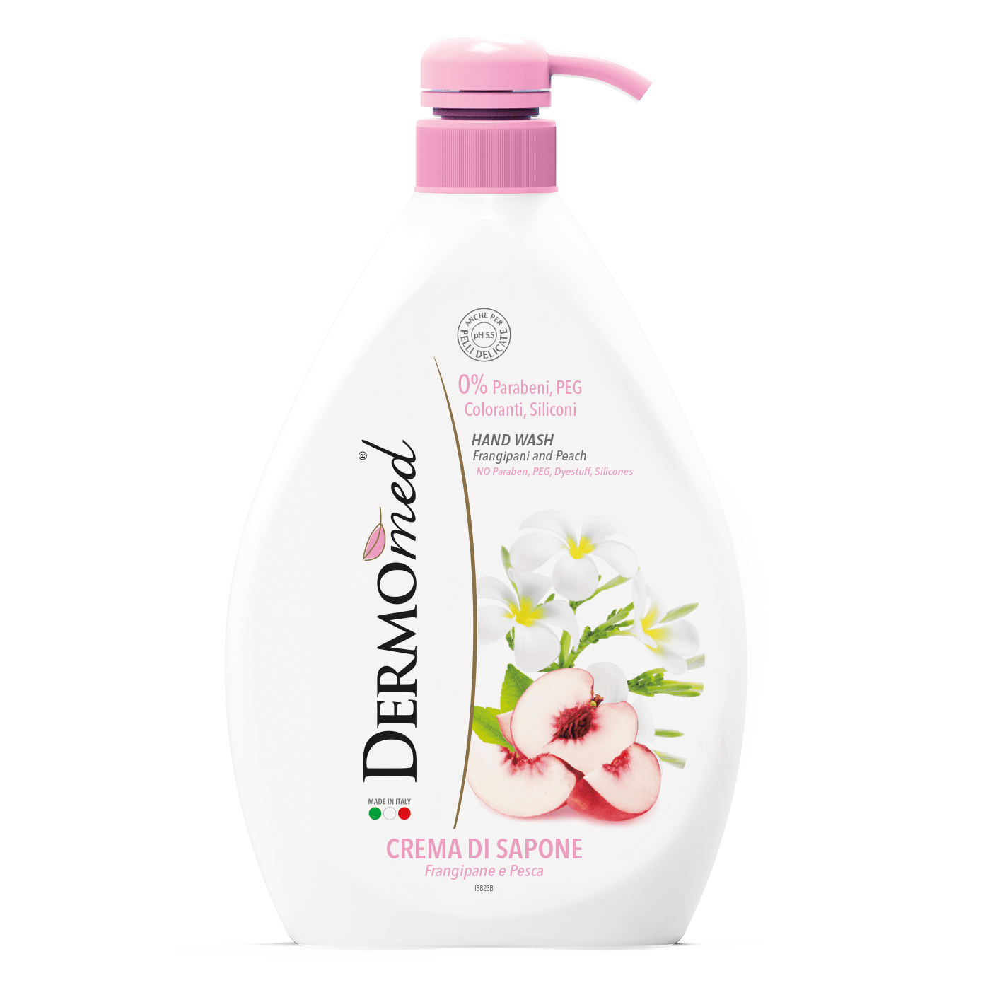 E-shop Dermomed Broskyňový kvet tekuté mydlo s pumpičkou 1000ml