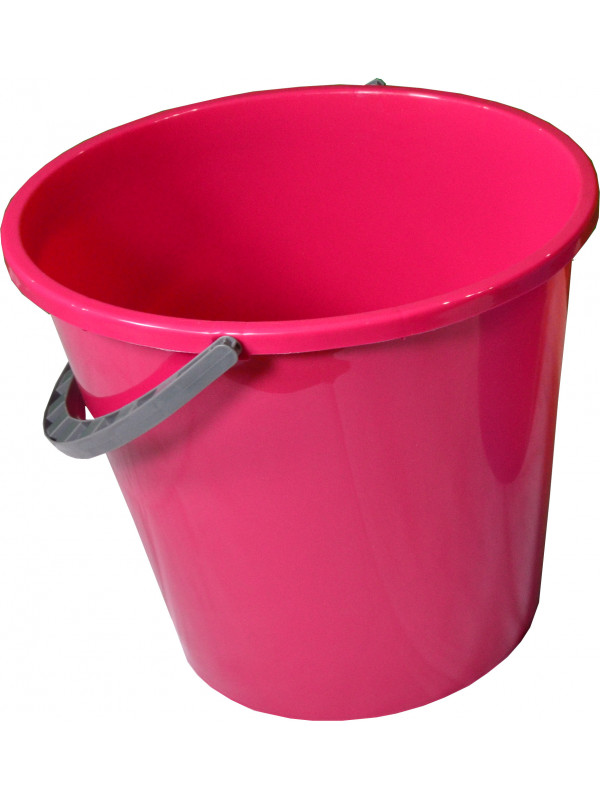 E-shop Janegal Vedro 10L EKO s plastovou rúčkou farba: Ružové