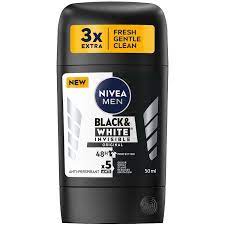 Nivea Men Black & White Invisible deodorant stick 50ml